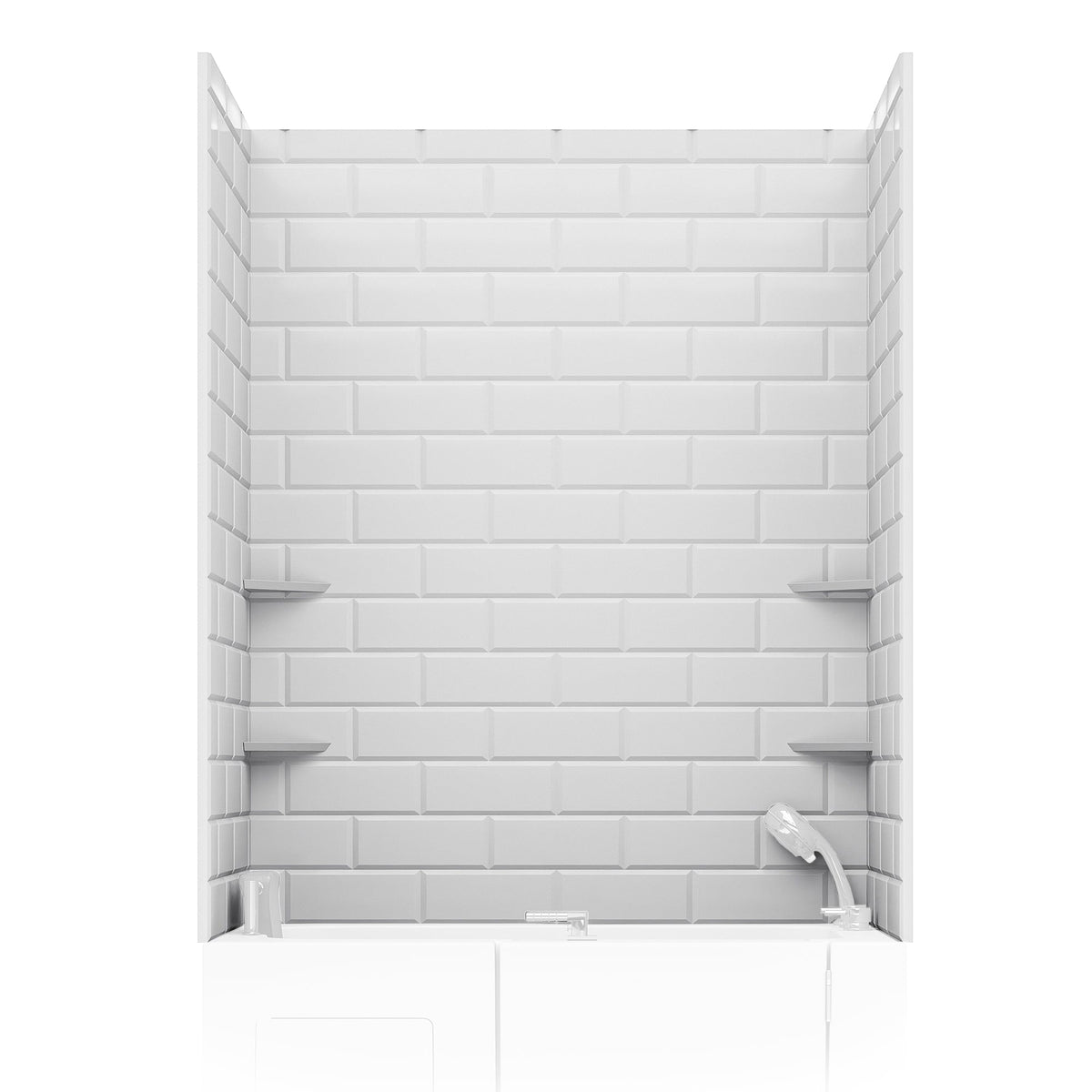 Shower Wall Panel, Rampart x Glue Up