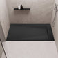 59 x 35 Shower Base, Pan Only, Barrier Free Curbless Black