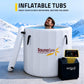 Cold Plunge Tub, Arctic Fox Person Inflatable