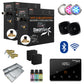 Steam Shower Generator, Full Package, Black Wireless Deluxe New Square Heads