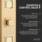 Dion Series 39 in. 2-Jetted Shower Tower with Heavy Rain Shower and Body Jets and Spray Wand