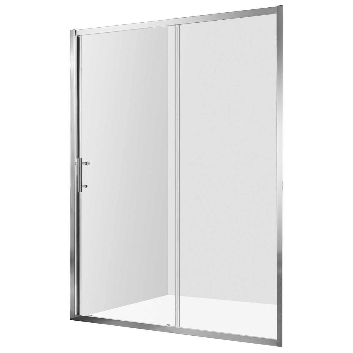 Halberd Series 47 to 48 in. x 72 in. Sliding Framed Shower Door  with Tsunami Guard Tempered Glass