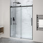 76 x 57 Framed Shower Door, Pan Only, Stellar Sliding Frameless Alcove
