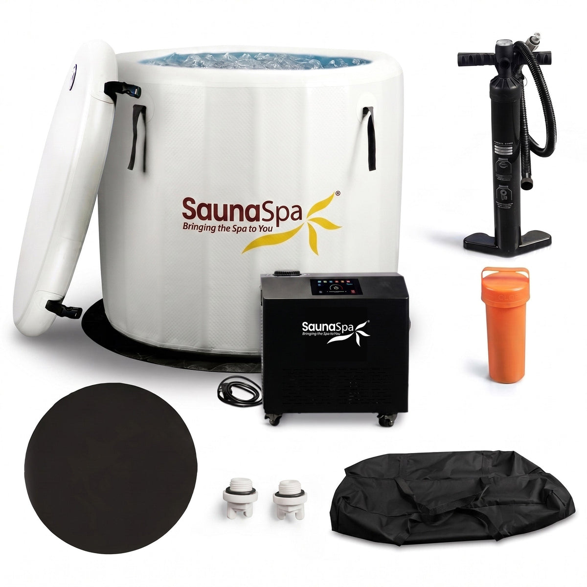 Cold Plunge Tub, Arctic Fox Person Inflatable