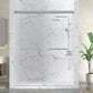 Ward Series 44 to 48 in. x 76 in. Frameless Sliding Shower Door with 3/8" (10mm) Tempered Clear Glass