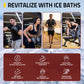 Cold Plunge Tub, Kodiak Person Inflatable Ice Kit Gray