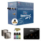 Steam Shower Generator, Full Package, Oasis Wireless New Square with Heads