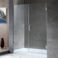 60 x 72 Frameless Shower Door, Consort Hinged Tsunami Guard Tempered Glass