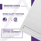 Meadow Base Series 60 in. L x 32 in. W Alcove Shower Shower Pan Base with Reversible Drain in Glossy White Acrylic