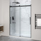 76 x 45 Framed Shower Door, Pan Only, Stellar Sliding Frameless Alcove