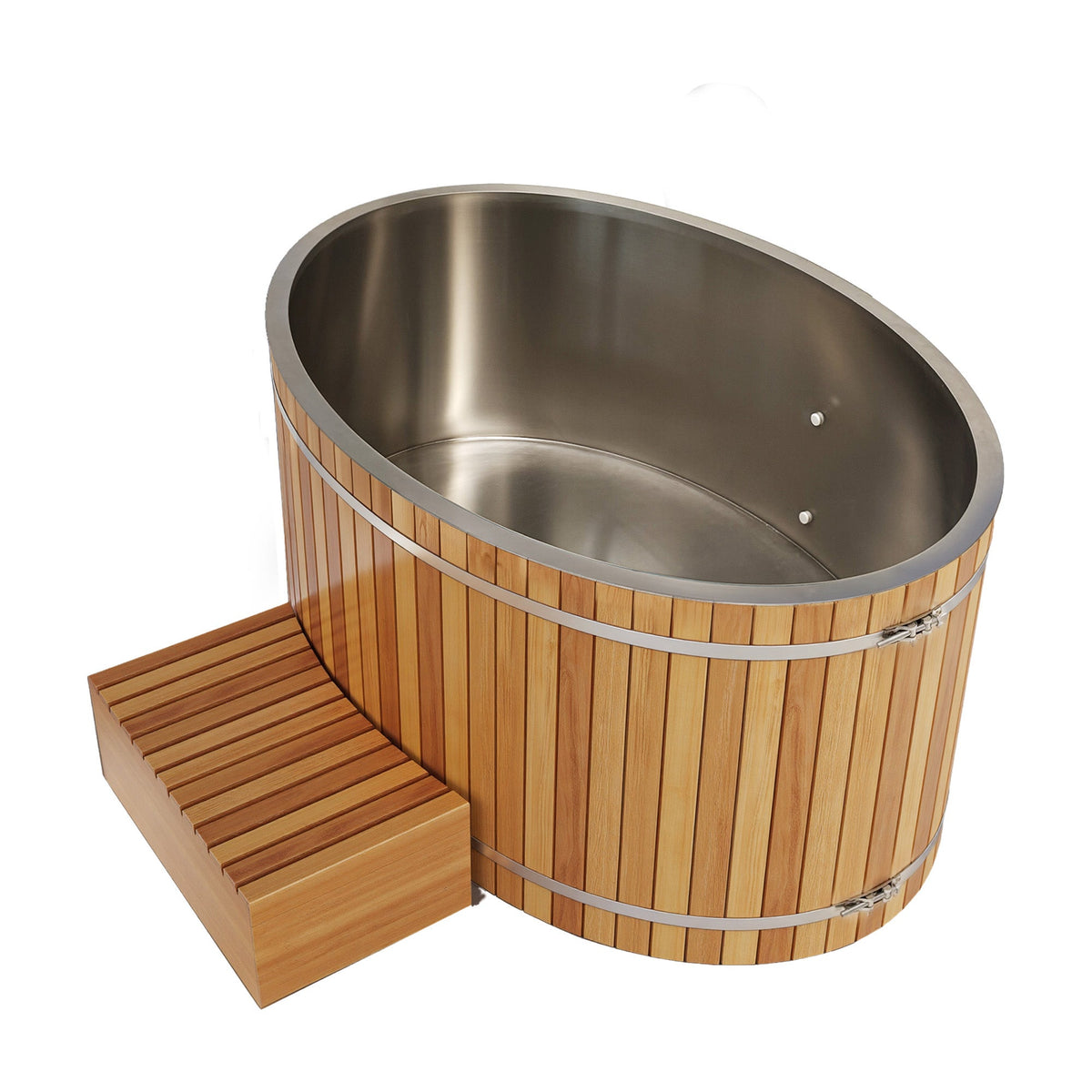 Cold Plunge Tub, 2 Person Jet Cedar