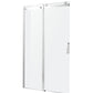 54 x 76 Frameless Shower Door, Rhodes Sliding Tsunami Guard