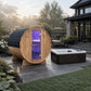 Outdoor Sauna, 4 Person Electric Rock 2