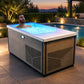 Cold Plunge Tub, Iroquois Person Mono Jet Heater Chestnut