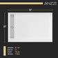 Alexander 60 in. L x 30 in. W Alcove Shower Pan Base with Left or Right Drain in Glossy White Marine Acrylic