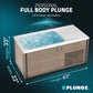 Outdoor Sauna, 4 Person Electric Rock 1-Hp Chiller
