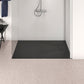 59 x 35 Shower Base, Pan Only, Barrier Free Curbless Black and Slip-Resistant