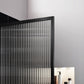 34 x 74 Framed Shower Door, Welle Fixed Screen Tempered Clear Glass