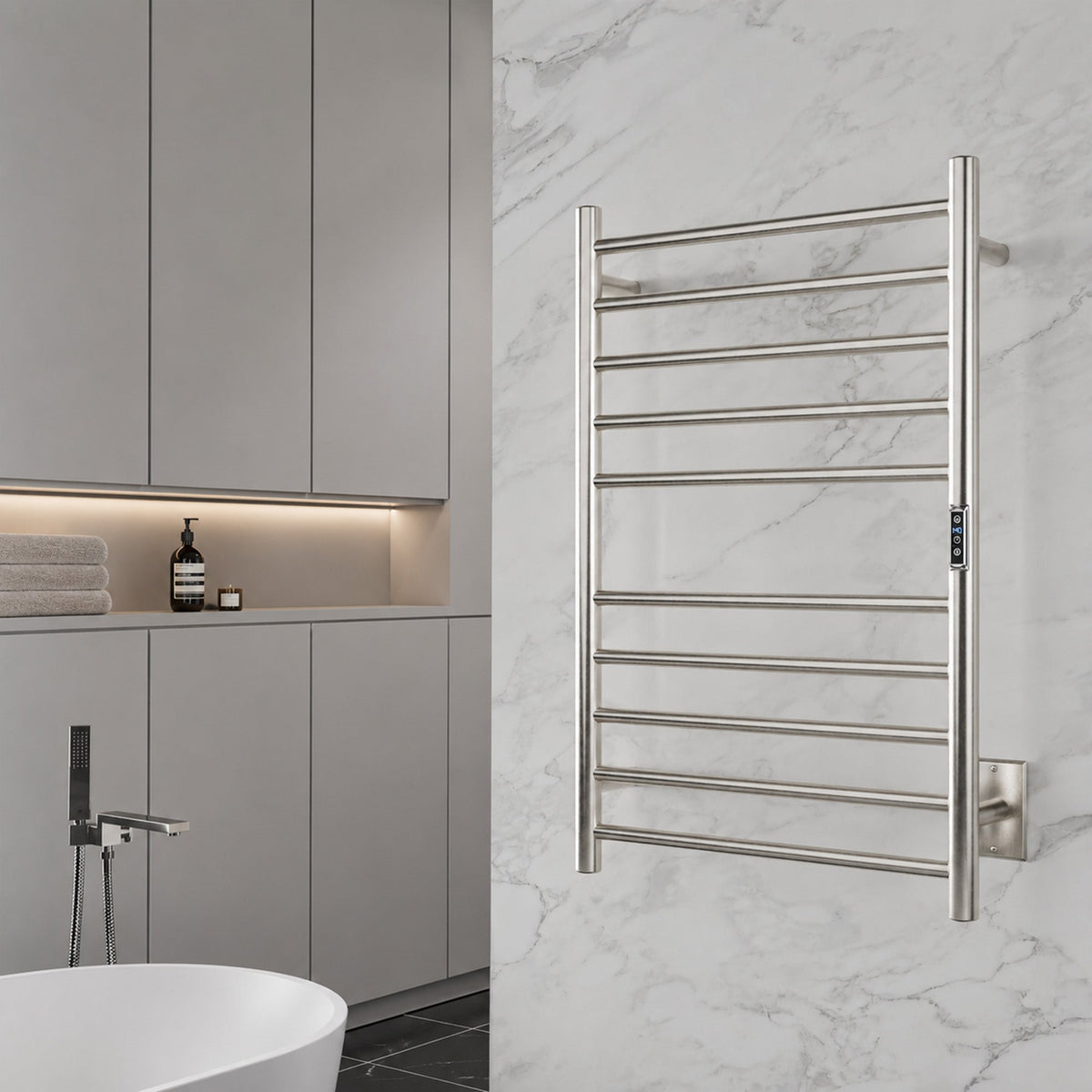 Towel Warmer, Bali Bar Mounted Electric