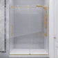 60 x 76 Frameless Shower Door, Madam Sliding Clear or Tsunami Guard
