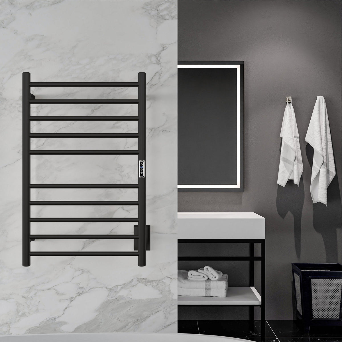 Towel Warmer, Bali Bar Mounted Electric