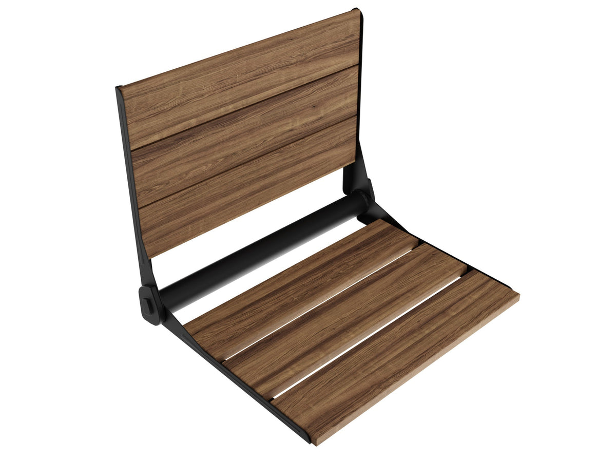 17 x 17 Shower Seat, ANZZI Saxon Folding Teak