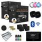 Steam Shower Generator, Full Package, Black New Square with Heads