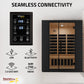 Infrared Sauna, 3 Person Indoor Red