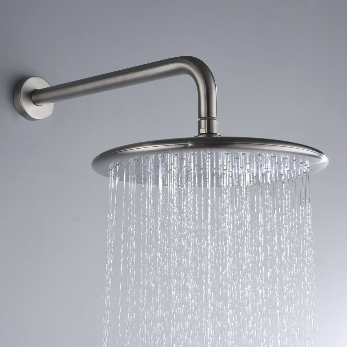 Shower Head, Meno Handle Spray Faucet Brushed Nickel