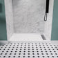 Alexander 60 in. L x 36 in. W Alcove Shower Pan Base with Left or Right Drain in Glossy White Marine Acrylic