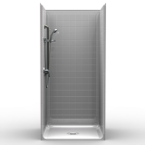 38" x 38" Roll In Shower Package from Showers4Less