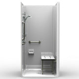 40" x 38" ADA Compliant Handicap Shower | Barrier Free Shower